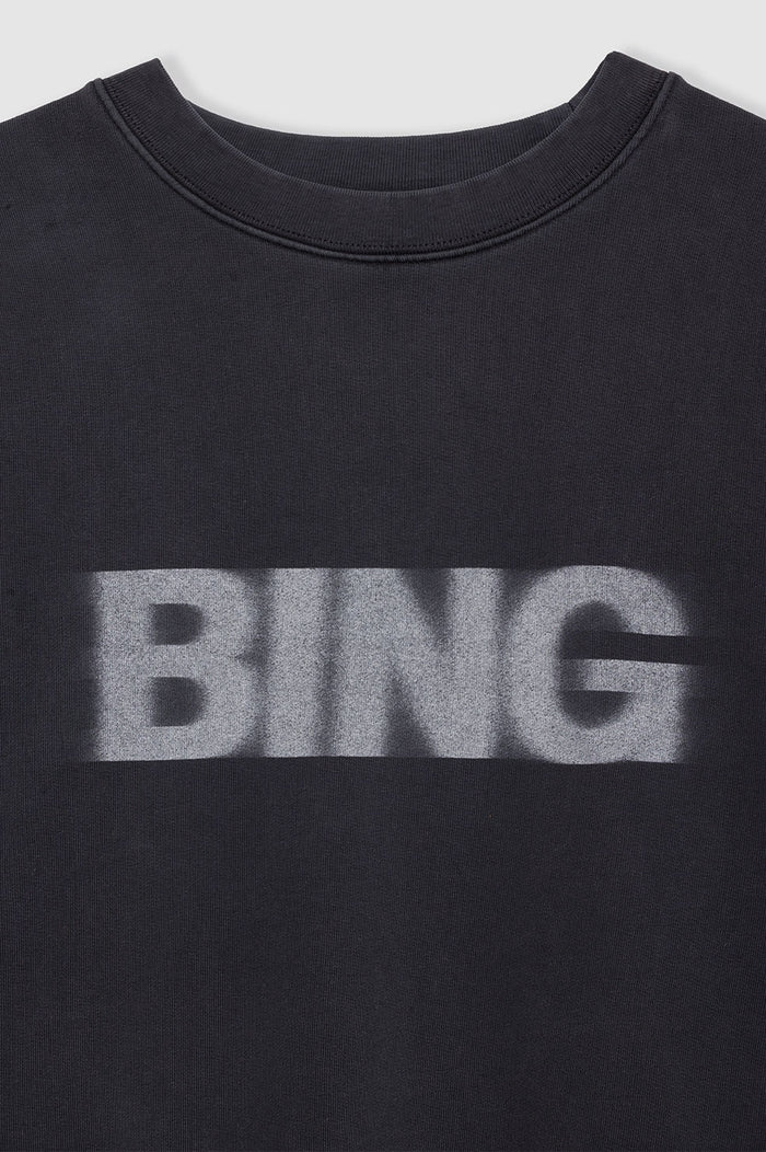 ANINE BING Miles Sweatshirt Blur - Black