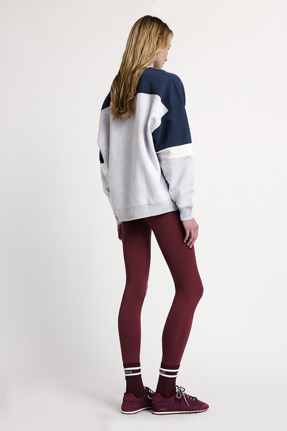 Miles Sweatshirt Letterman - Fig View 2