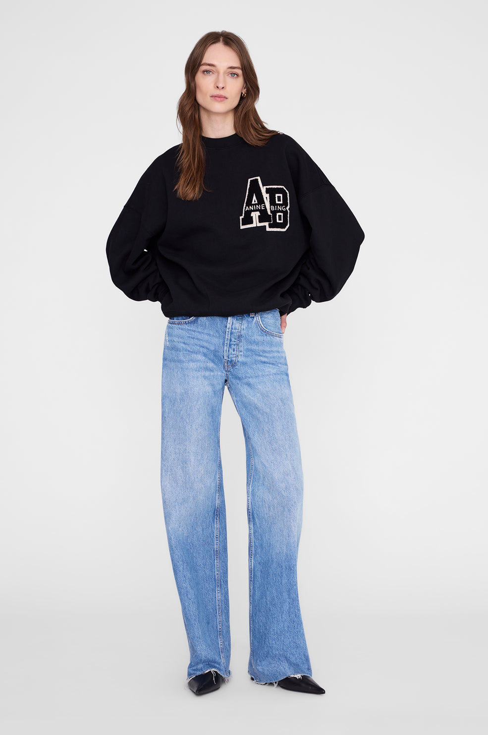 Miles Oversized Sweatshirt Letterman  product image