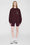 ANINE BING Miles Oversized Sweatshirt Letterman - Dark Burgundy