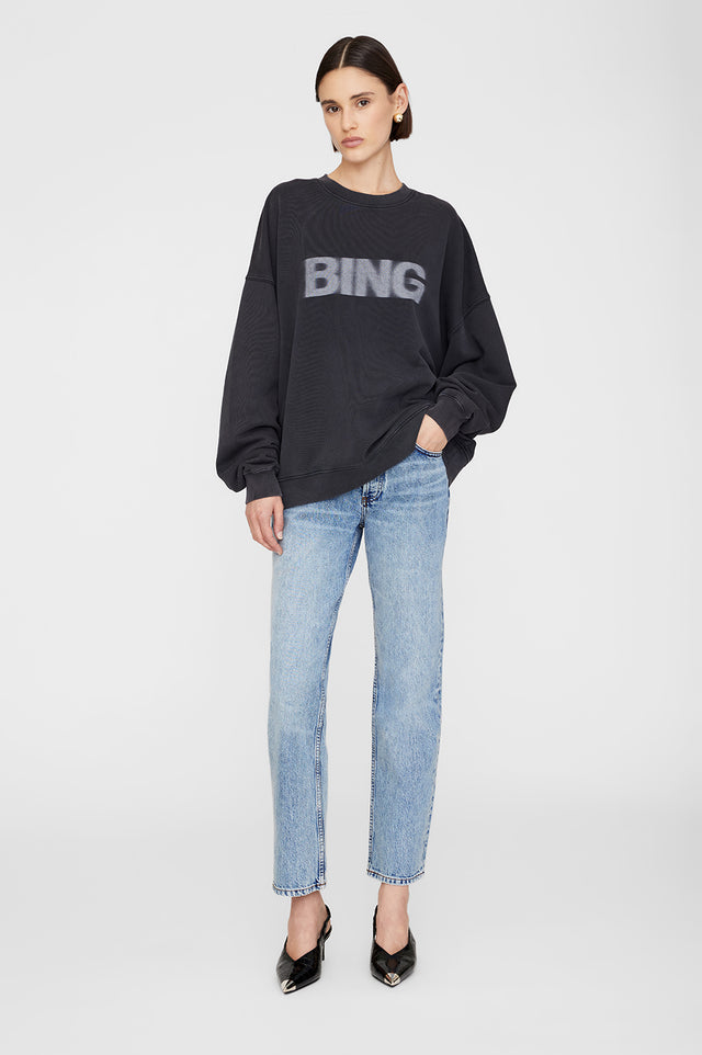 Miles Sweatshirt Blur - Black