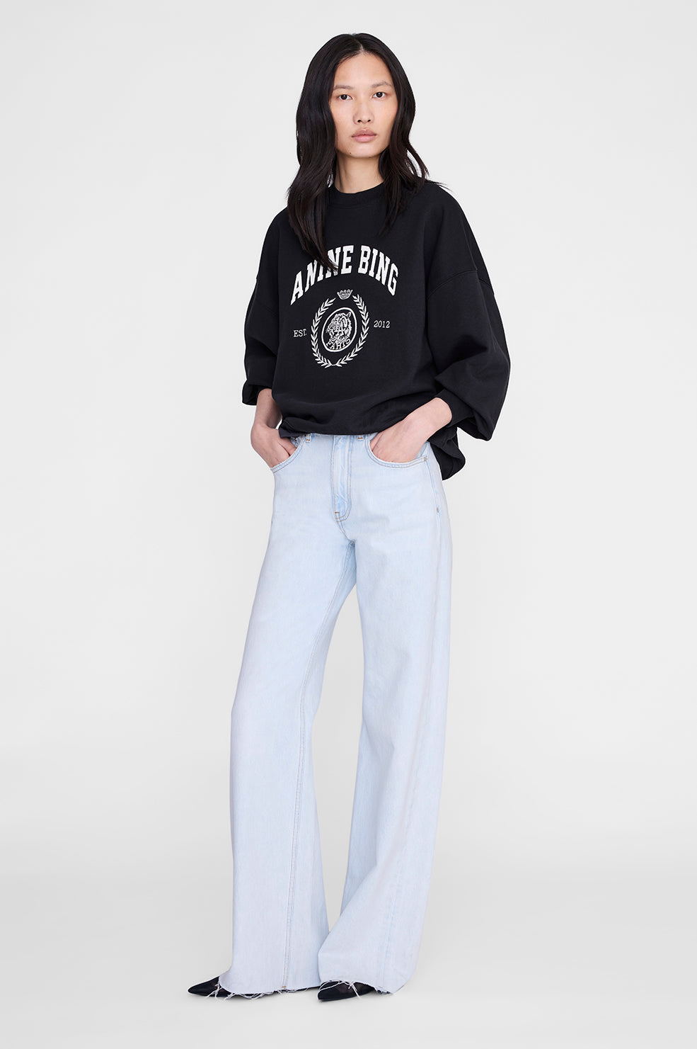 Miles Sweatshirt - Washed Seafoam View 1