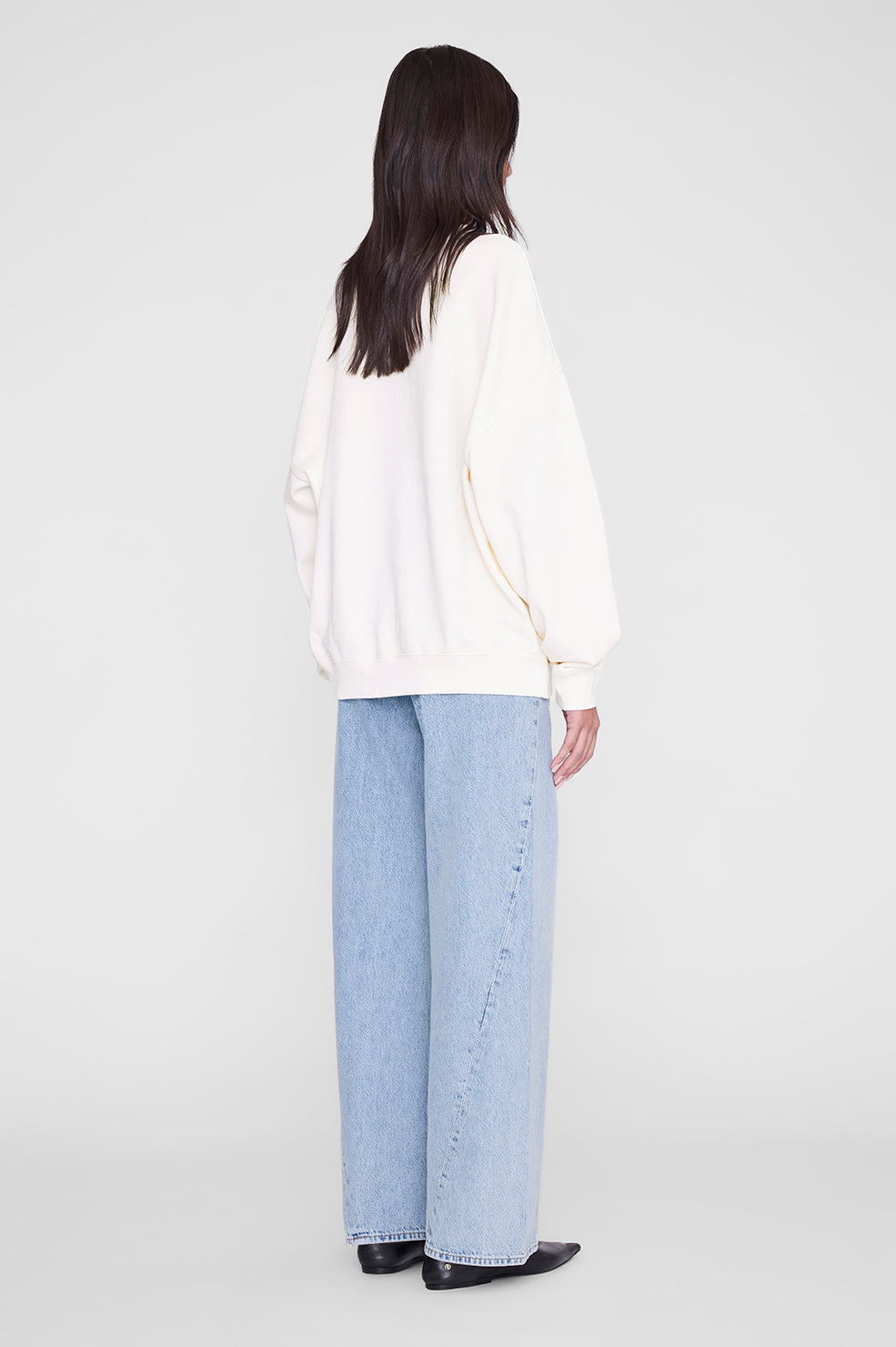 Miles Sweatshirt Anine Bing - Pale Blue View 5