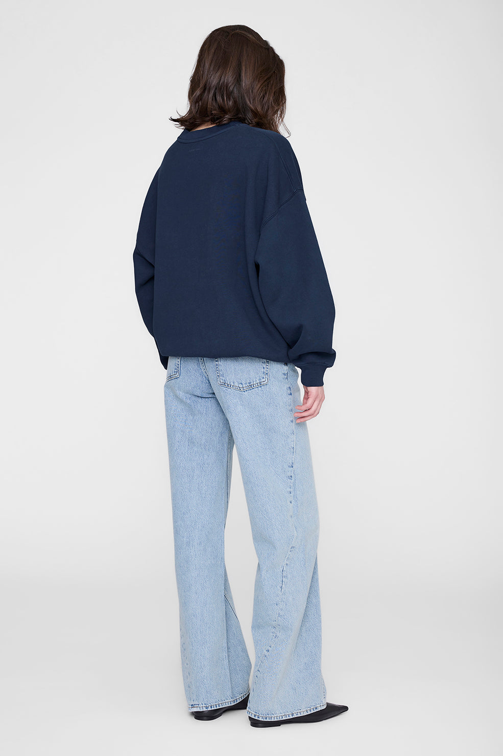 Miles Sweatshirt New Classic - Washed Black View 5