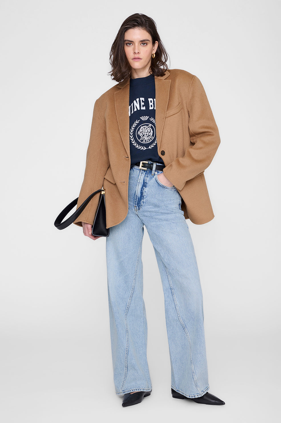 Miles Sweatshirt Collegiate - Dark Navy