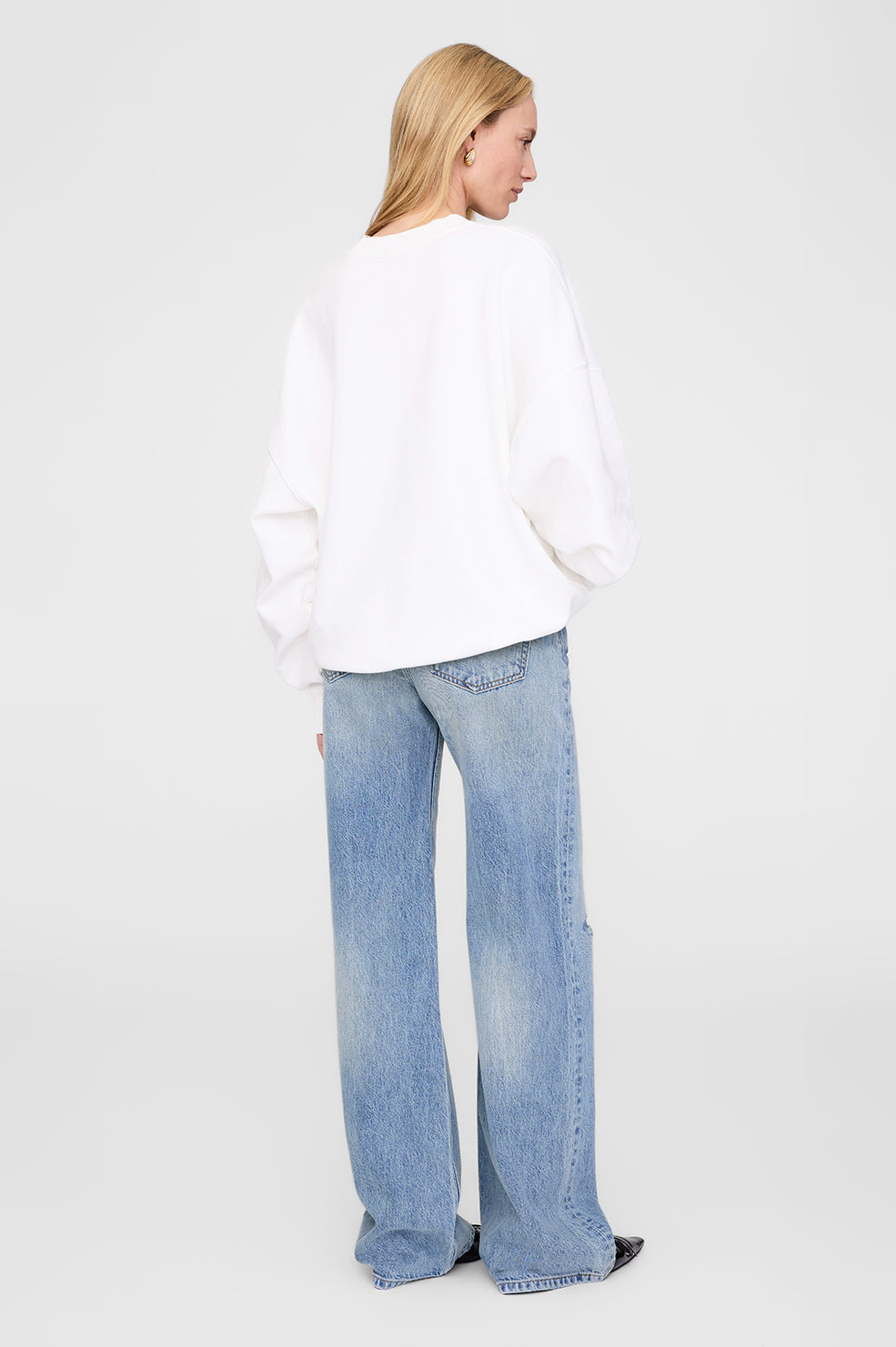 Miles Sweatshirt - Grey Leopard View 2