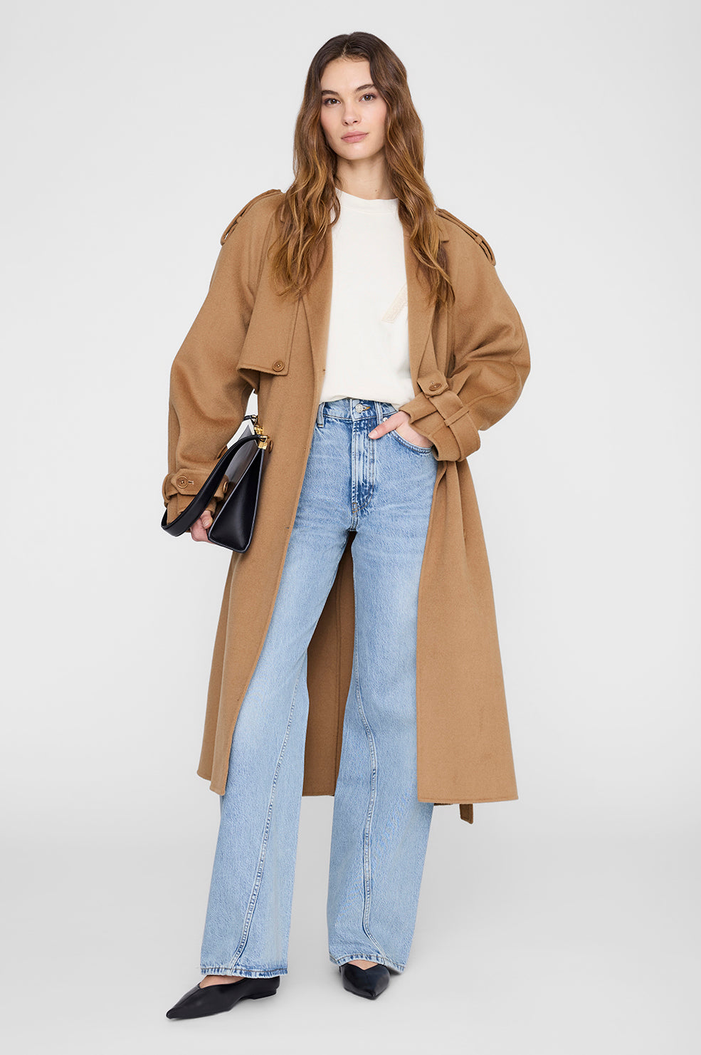 Miles Sweatshirt New Classic - Washed Black View 2