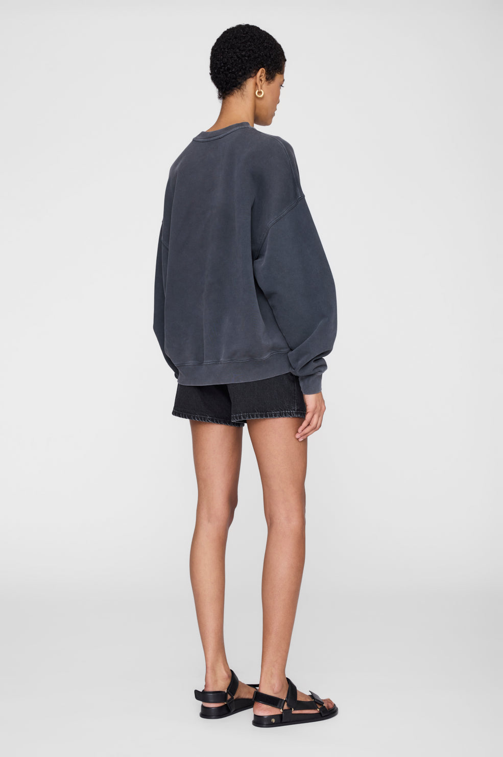 Miles Sweatshirt Collegiate - Dark Navy View 5