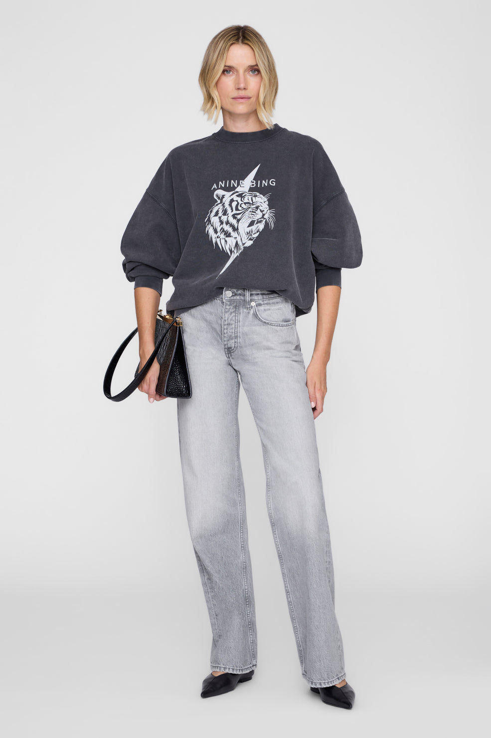 Miles Sweatshirt Collegiate - Dark Navy View 1