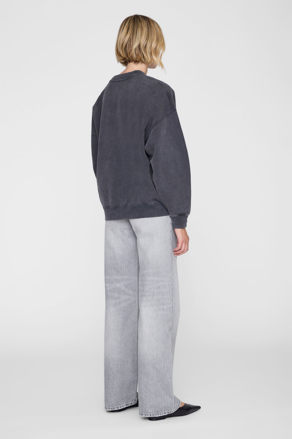 Miles Sweatshirt Collegiate - Dark Navy View 5