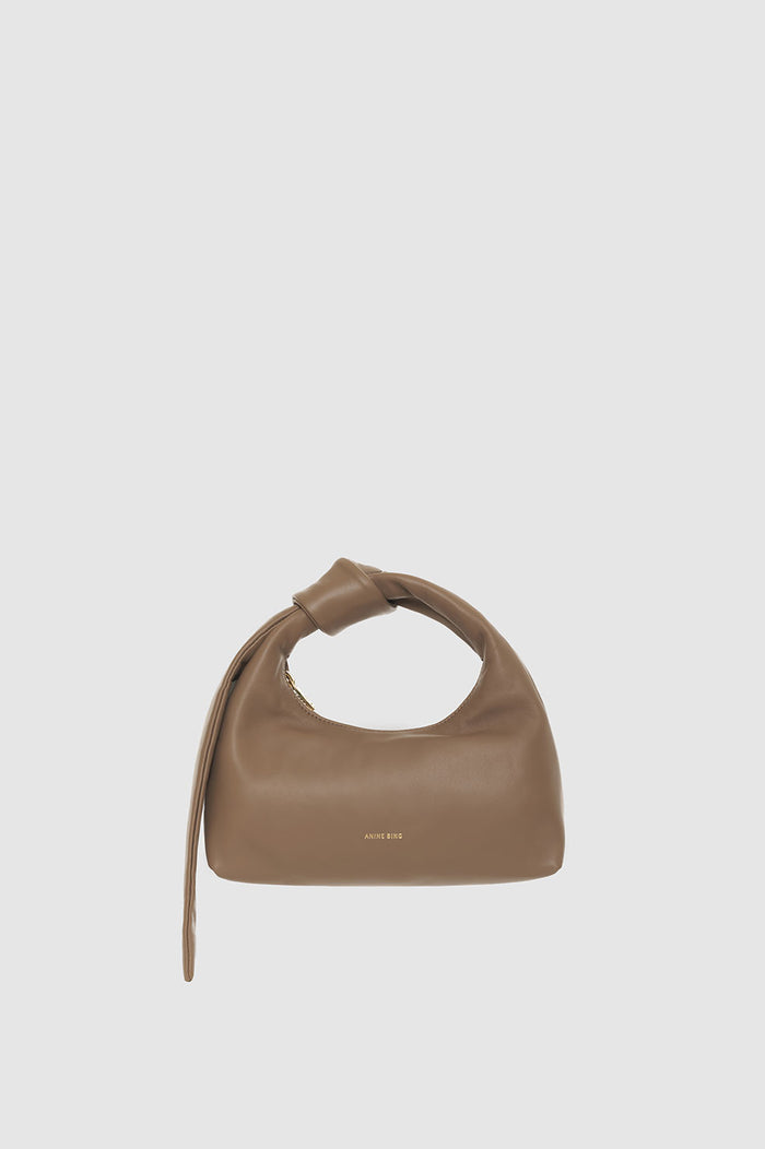 The Row Everyday Medium Textured-leather Shoulder Bag In Brown