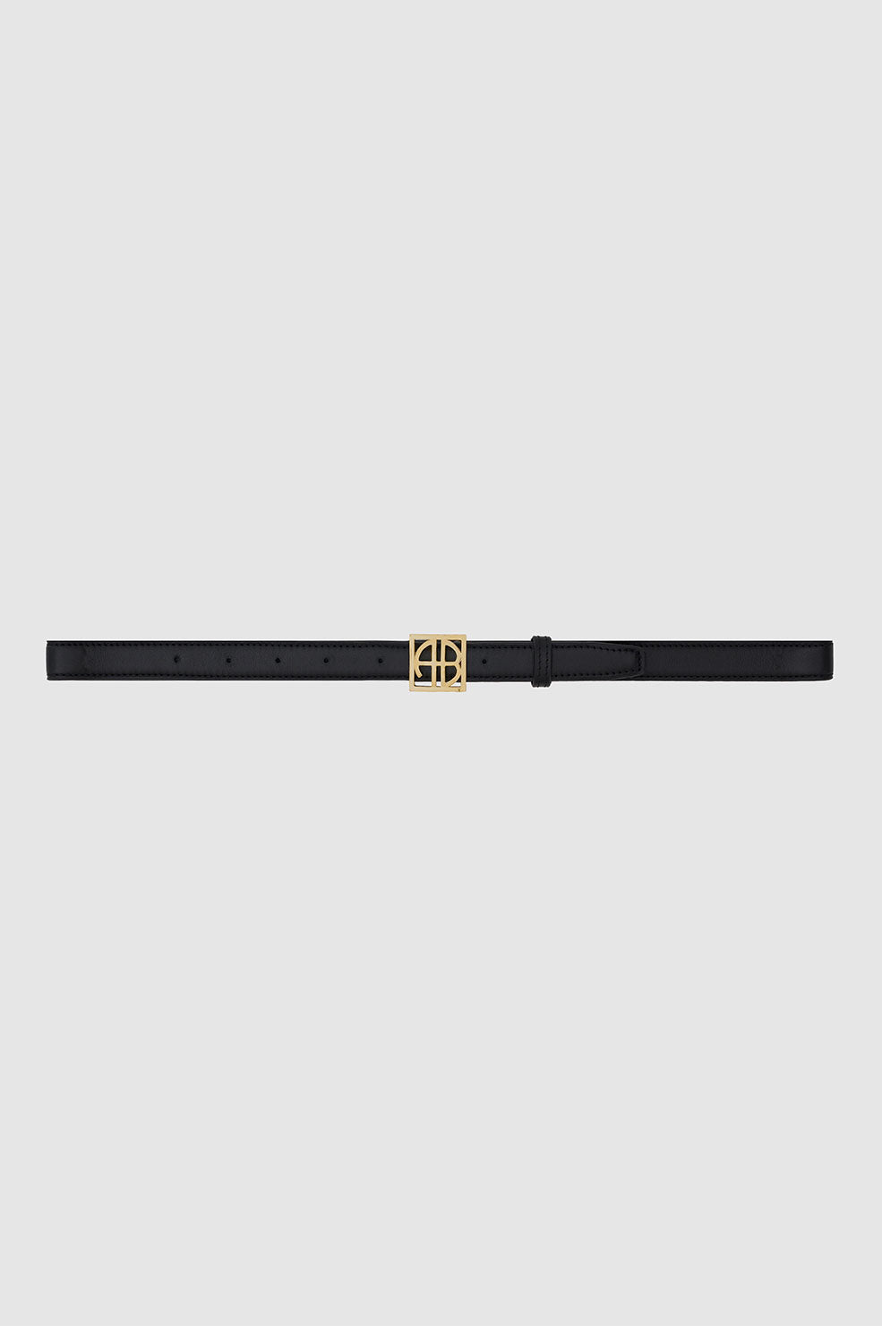 ANINE BING Monogram Belt - Black