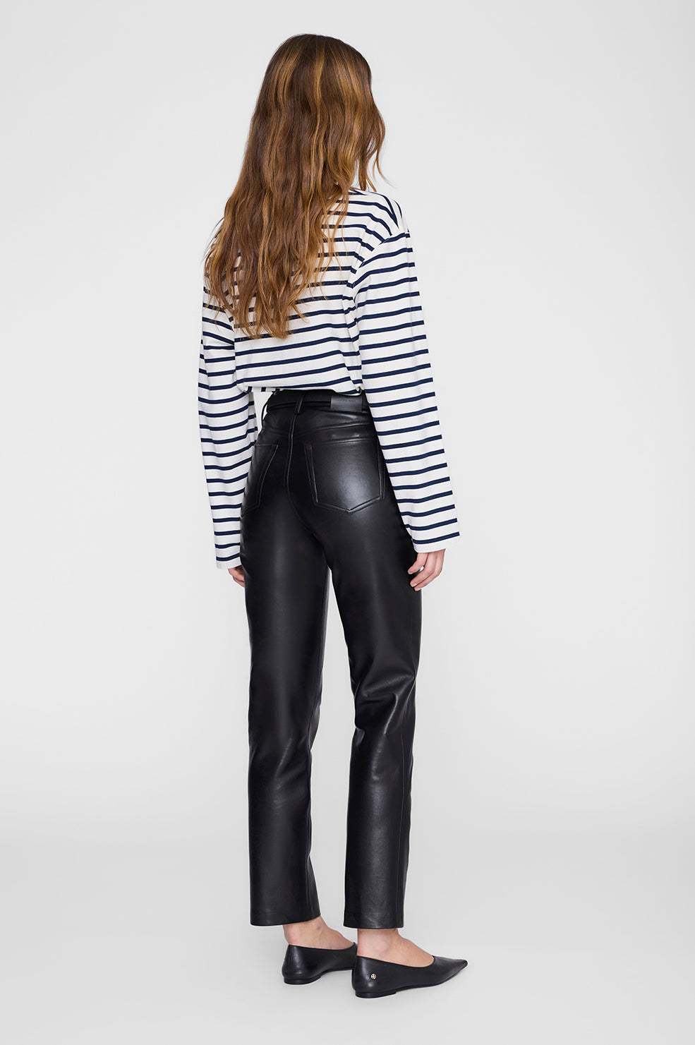 Newton Tee Anine Bing - Navy Stripe View 5