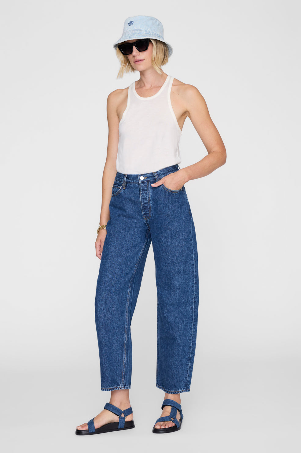 Nicks Bucket Hat - Lucid Blue View 2