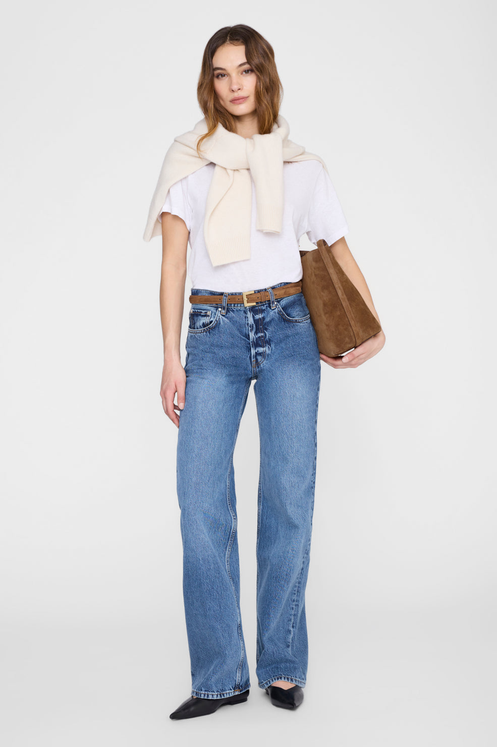 Nicola Belt - Black With Gold View 2