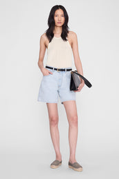 ANINE BING Paloma Espadrilles - Sage - on model front