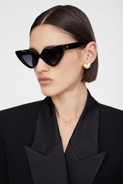 ANINE BING Pierce Sunglasses - Black