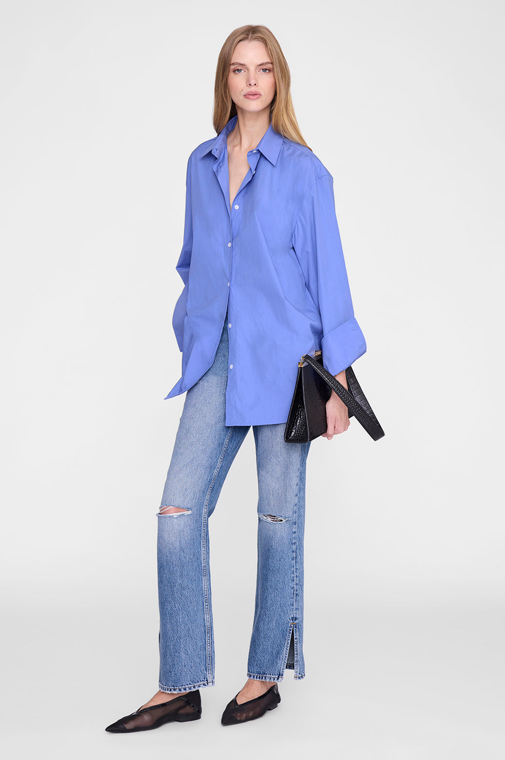 Plaza Shirt - Lavanda Blue View 2