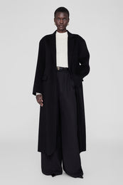 ANINE BING Quinn Coat - Black Cashmere Blend