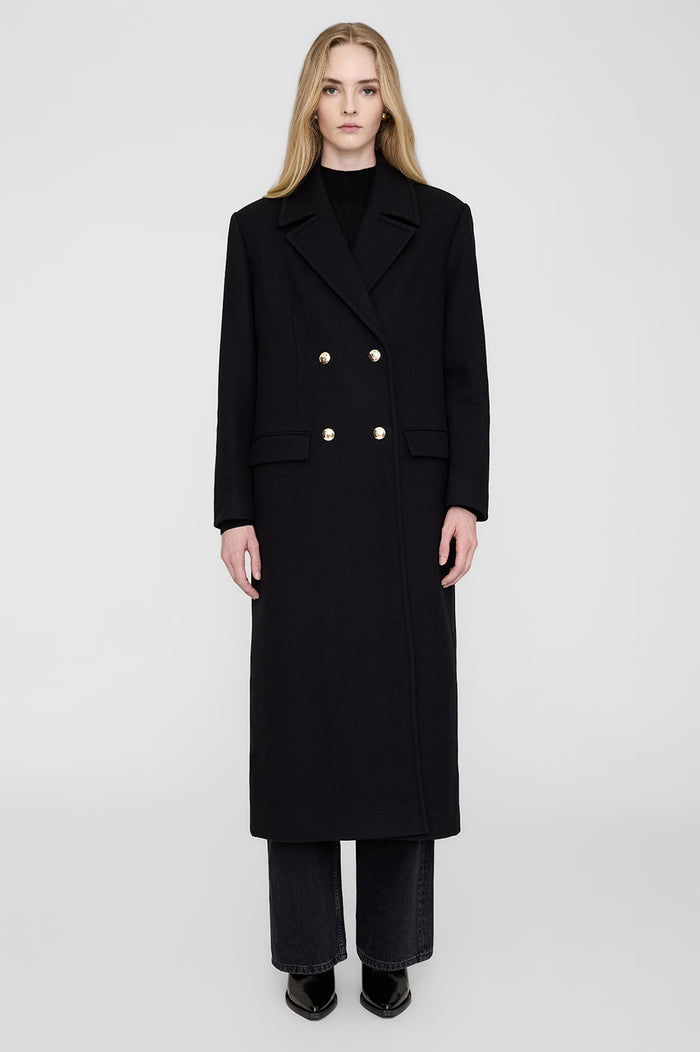 ANINE BING Raleigh Coat - Black