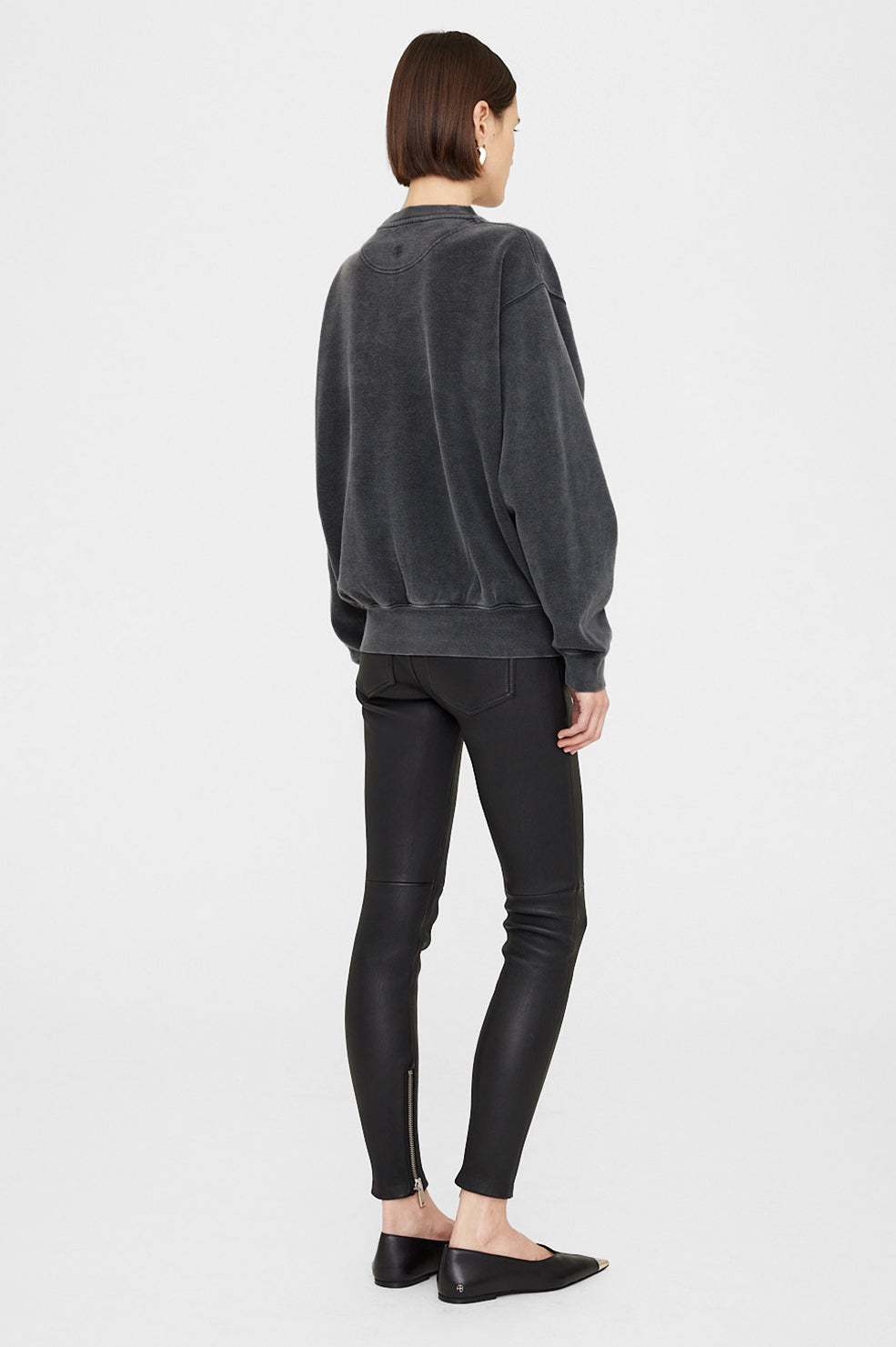 Ramona Sweatshirt University New York - Washed Black