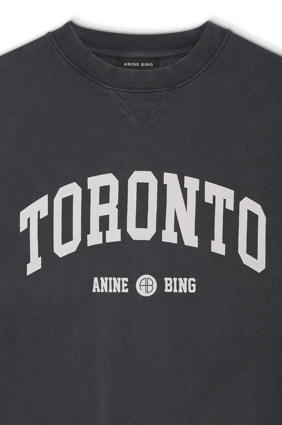 Ramona Sweatshirt University Toronto - Washed Black View 2