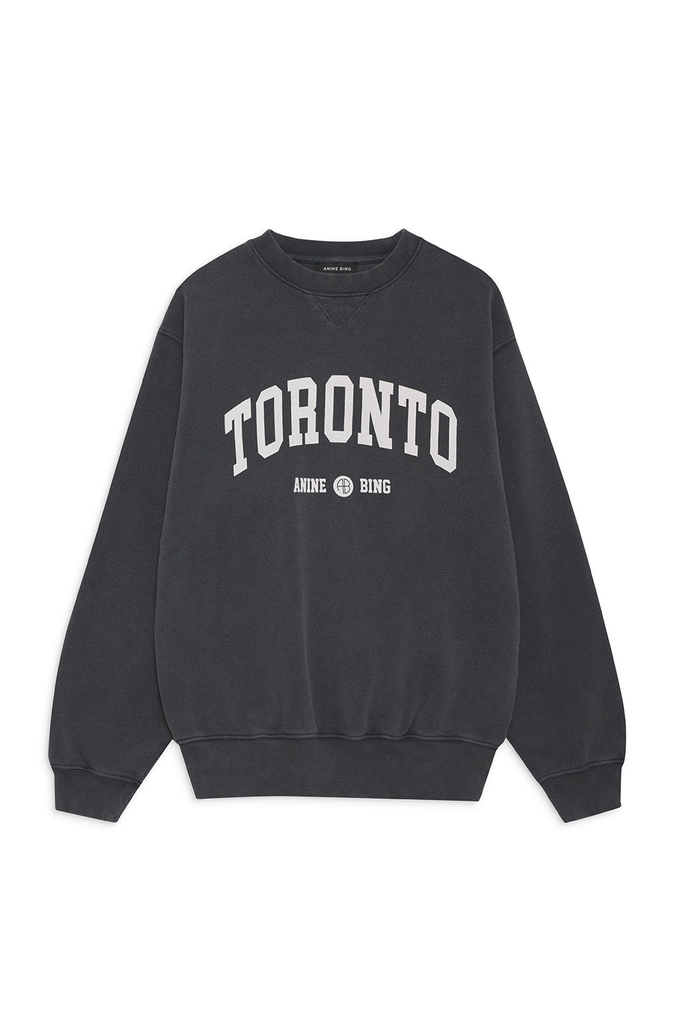 Ramona Sweatshirt University Toronto - Washed Black View 1
