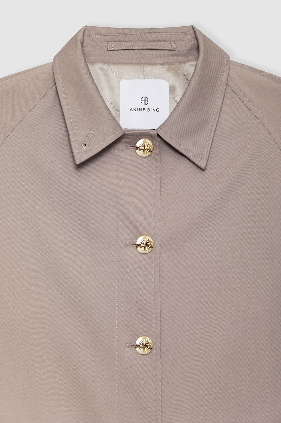 Randy Maxi Trench - Taupe View 4