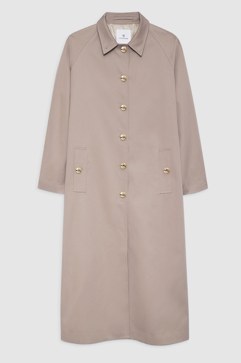 Randy Maxi Trench - Taupe View 3