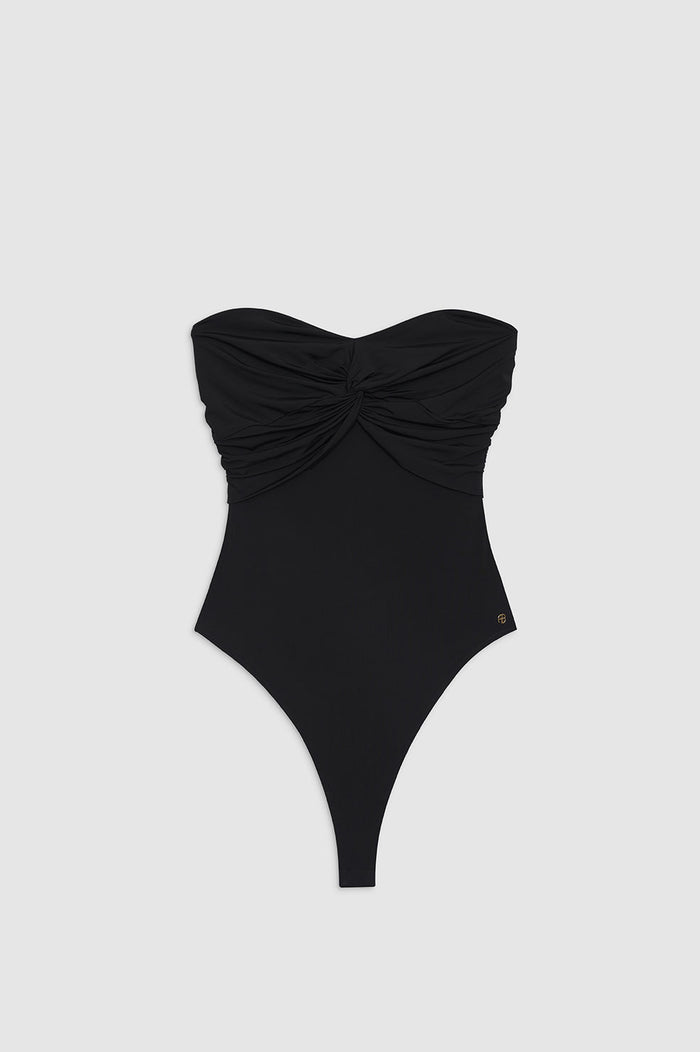 ANINE BING Ravine Bodysuit - Black