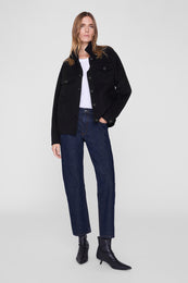Anine Bing Rory Jacket - Black - on model front