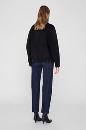 Anine Bing Rory Jacket - Black - on model back