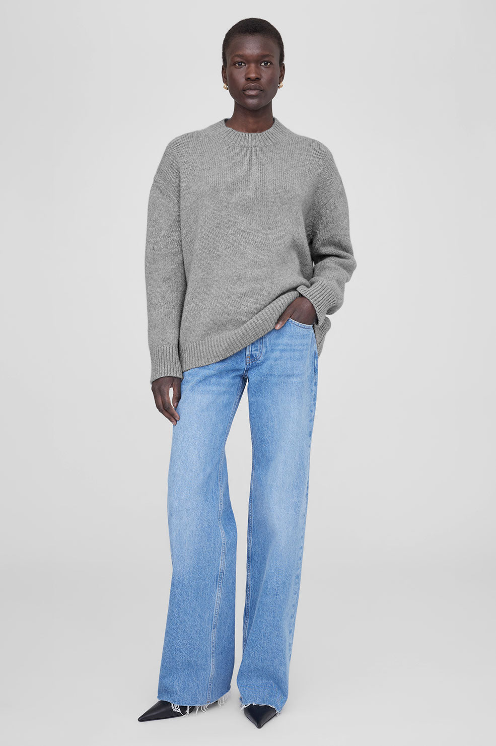 Rosie Sweater - Grey View 1