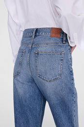 ANINE BING Roy Jean 31" - Pacific Blue - on model back detail second image