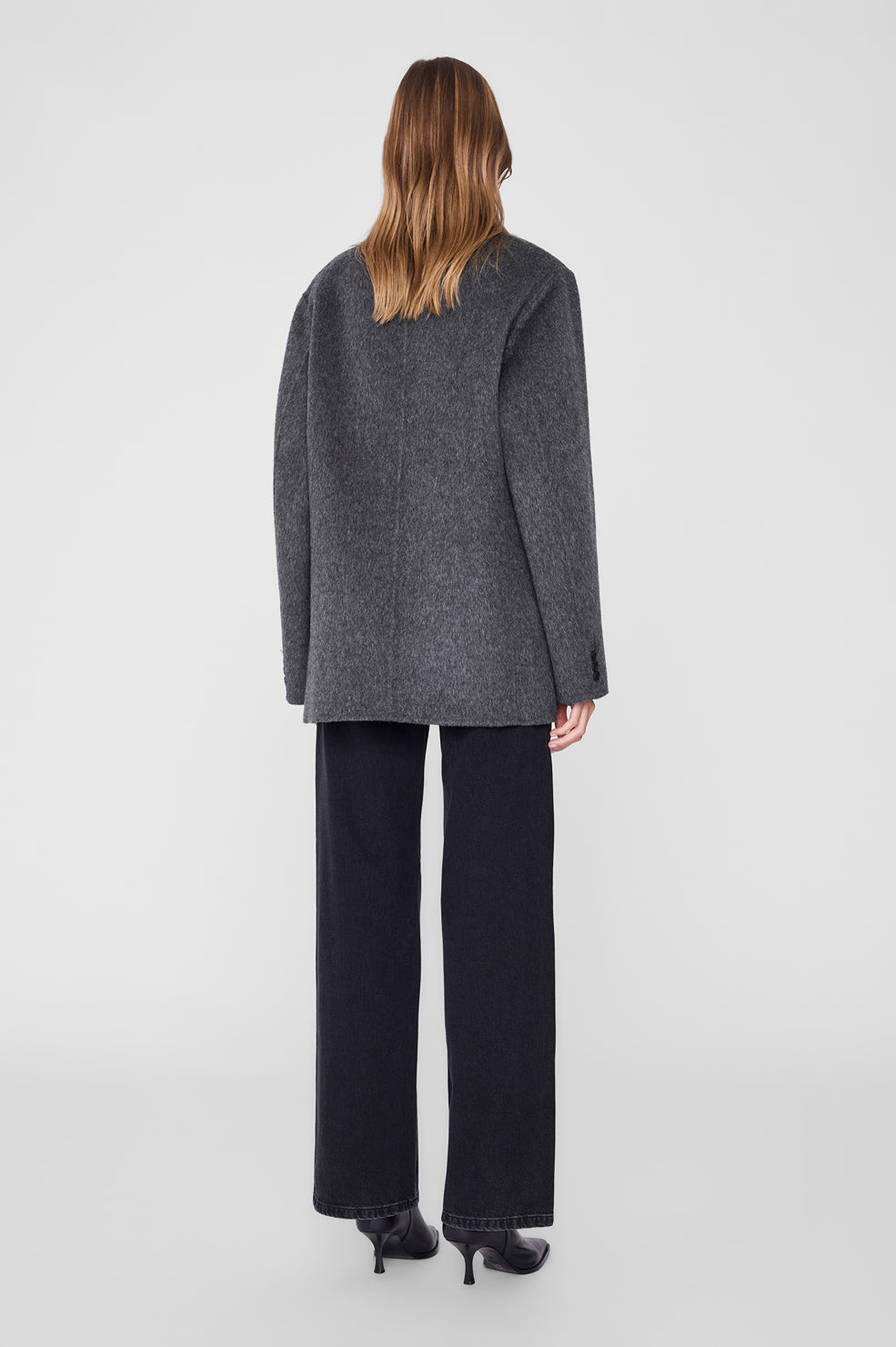 Sali Coat - Dark Grey View 3