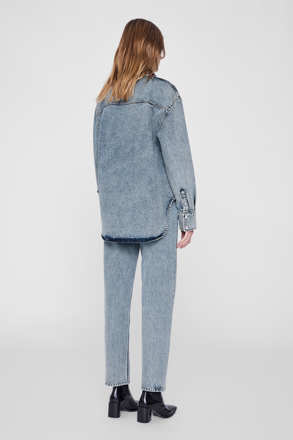 Samy Shirt - Snow Blue View 5