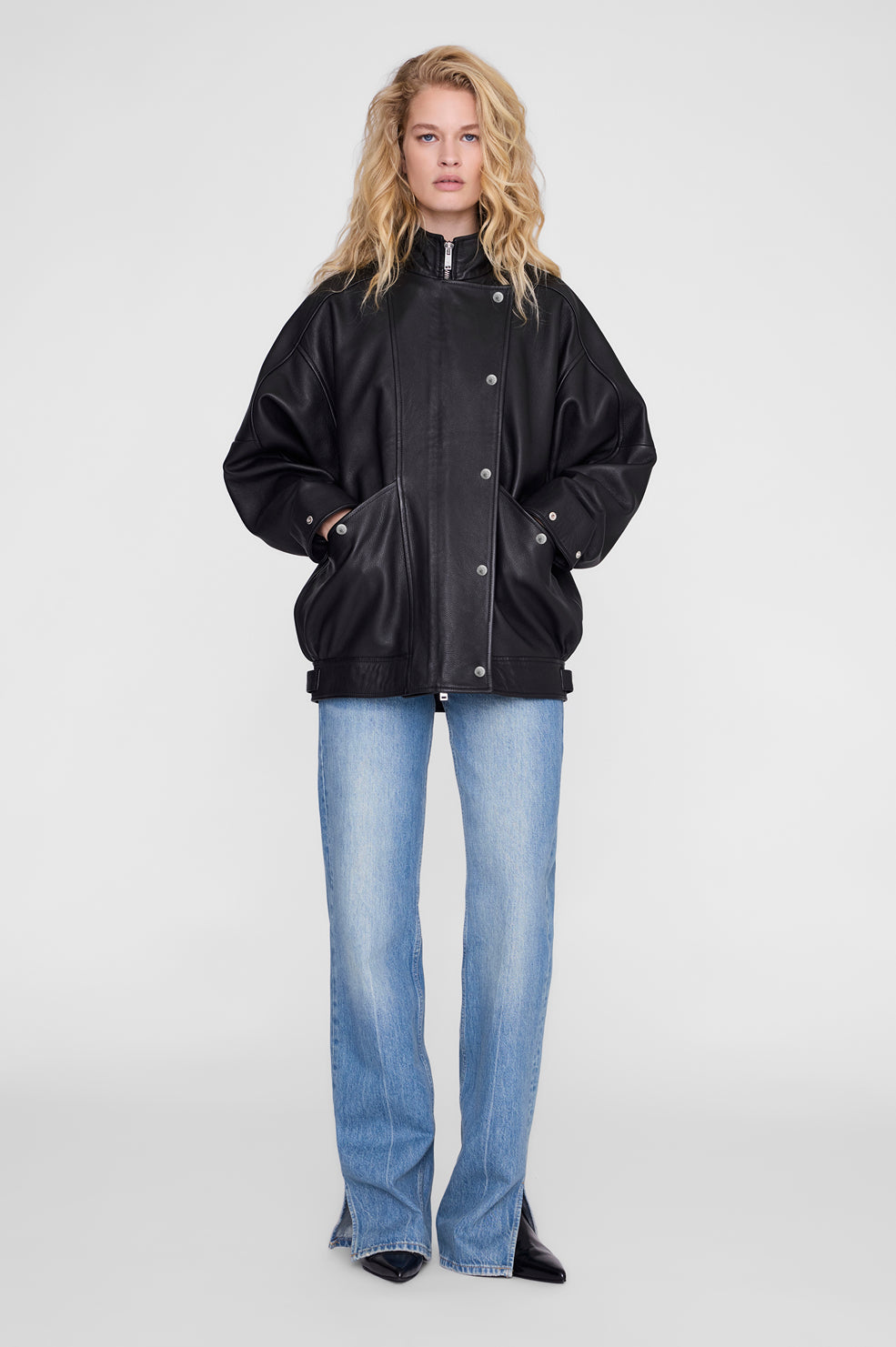 Sandy Jacket - Black Leather