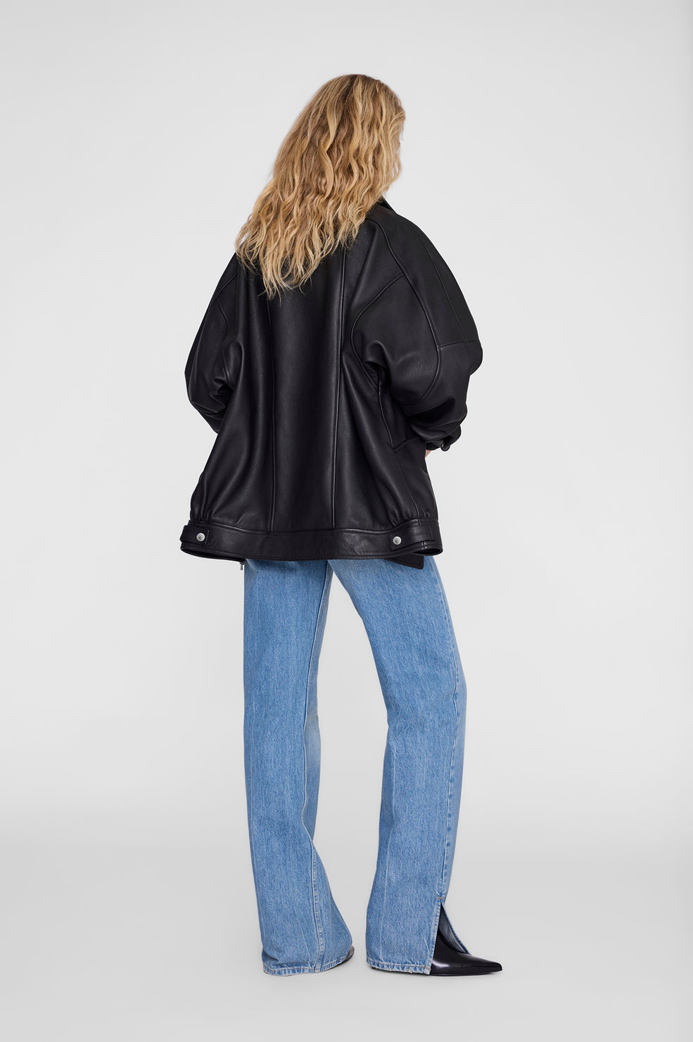 Sandy Jacket - Black Leather View 4