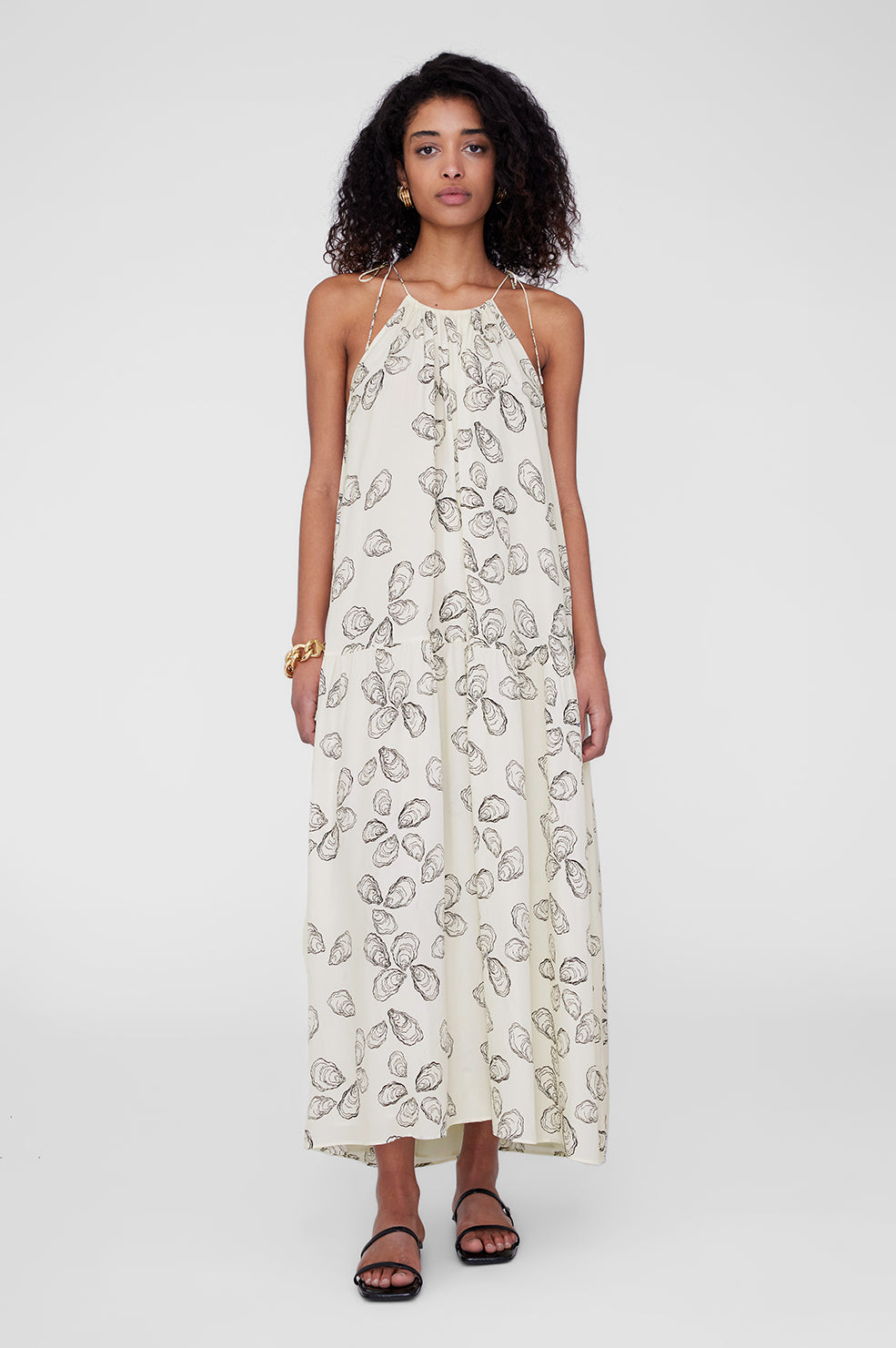Santana Dress - Bone Oyster View 1