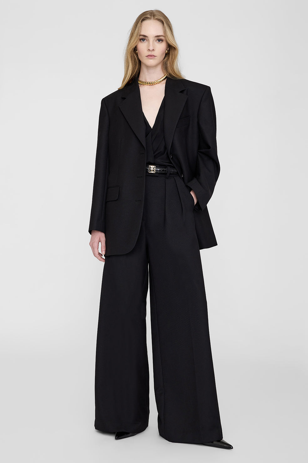 ANINE BING Sara Blazer - Black