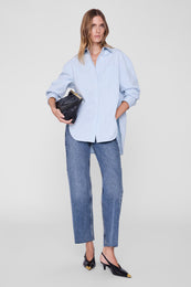 ANINE BING - Scott Shirt - Cloud Blue - on model front