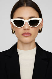 ANINE BING Sedona Sunglasses - Ivory