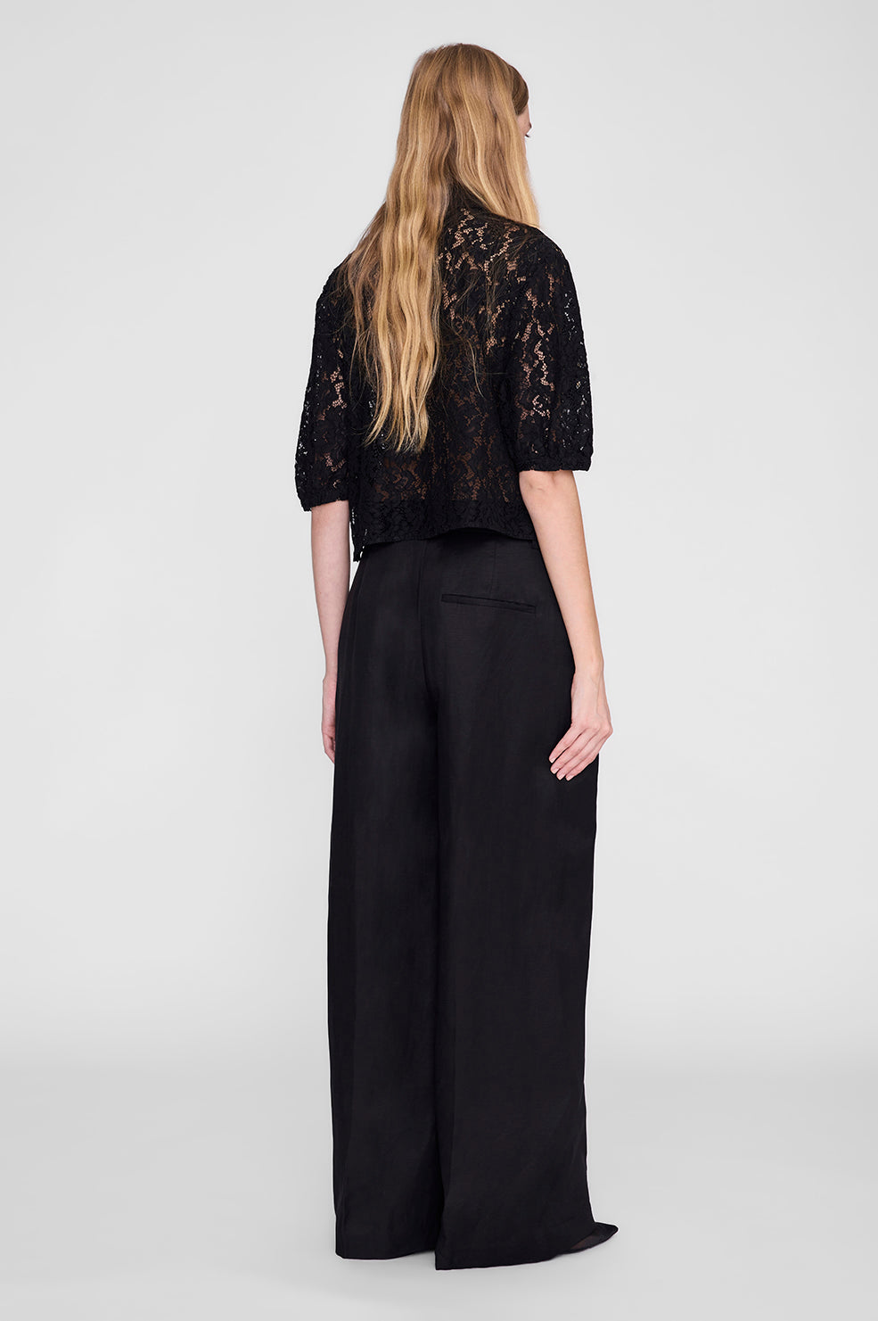 Shayna Top - Black Lace View 2