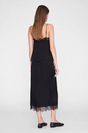 ANINE BING Shelby Skirt - Black - on model back