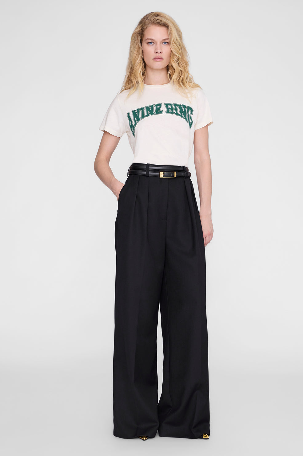 Shelley Tee - Ecru View 1