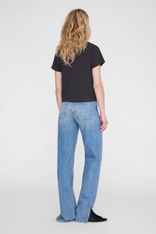 ANINE BING Shelley Tee Studio - Vintage Black - on model back