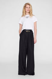 ANINE BING Shelley Tee Studio - White - on model front