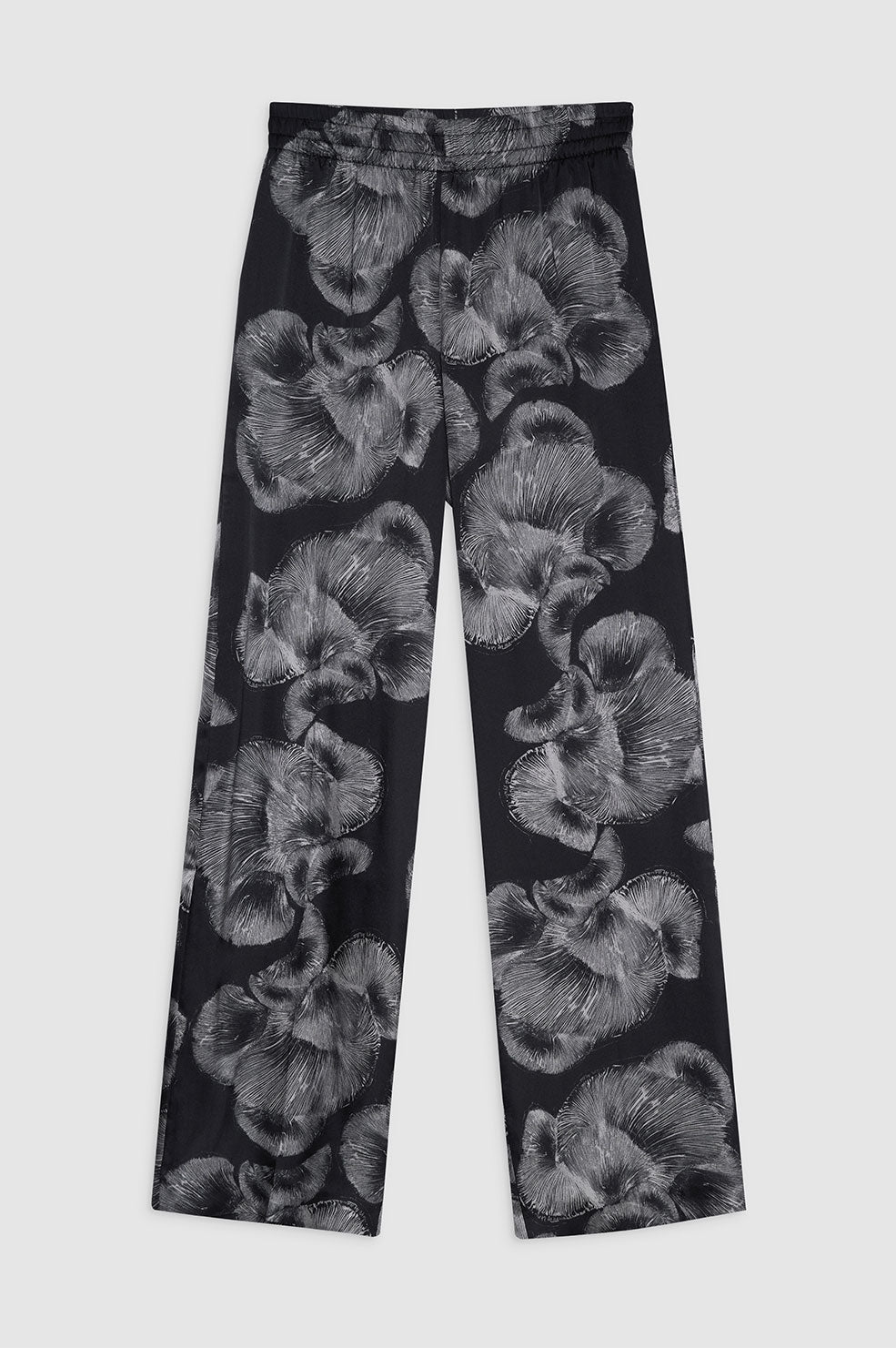 ANINE BING Soto Pant - Black Mushroom Print