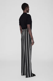 ANINE BING Soto Pant - Black Herringbone Stripe