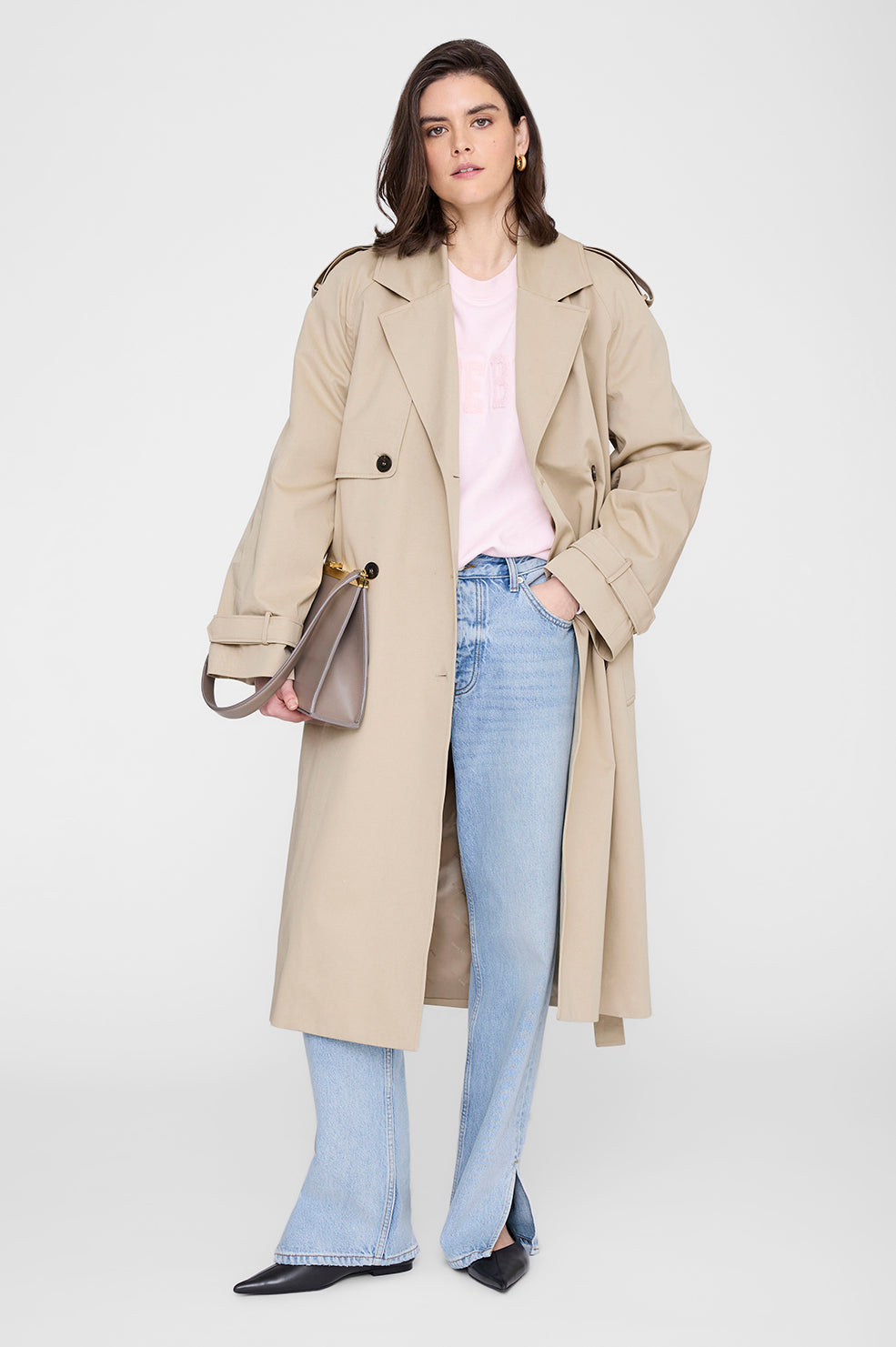 Spencer Sweatshirt Anine Bing - Powder Pink View 2